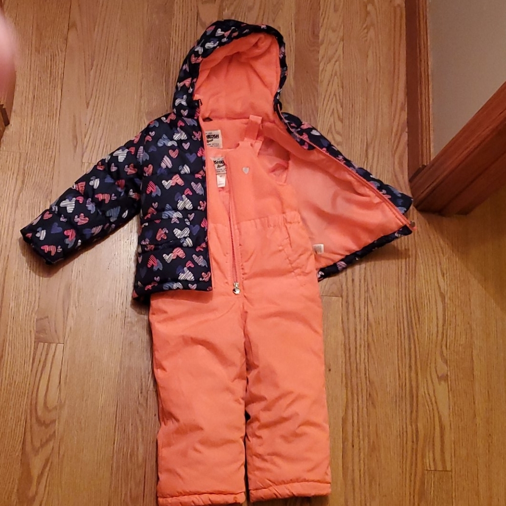 Oshkosh 2-piece parka and snowbibs